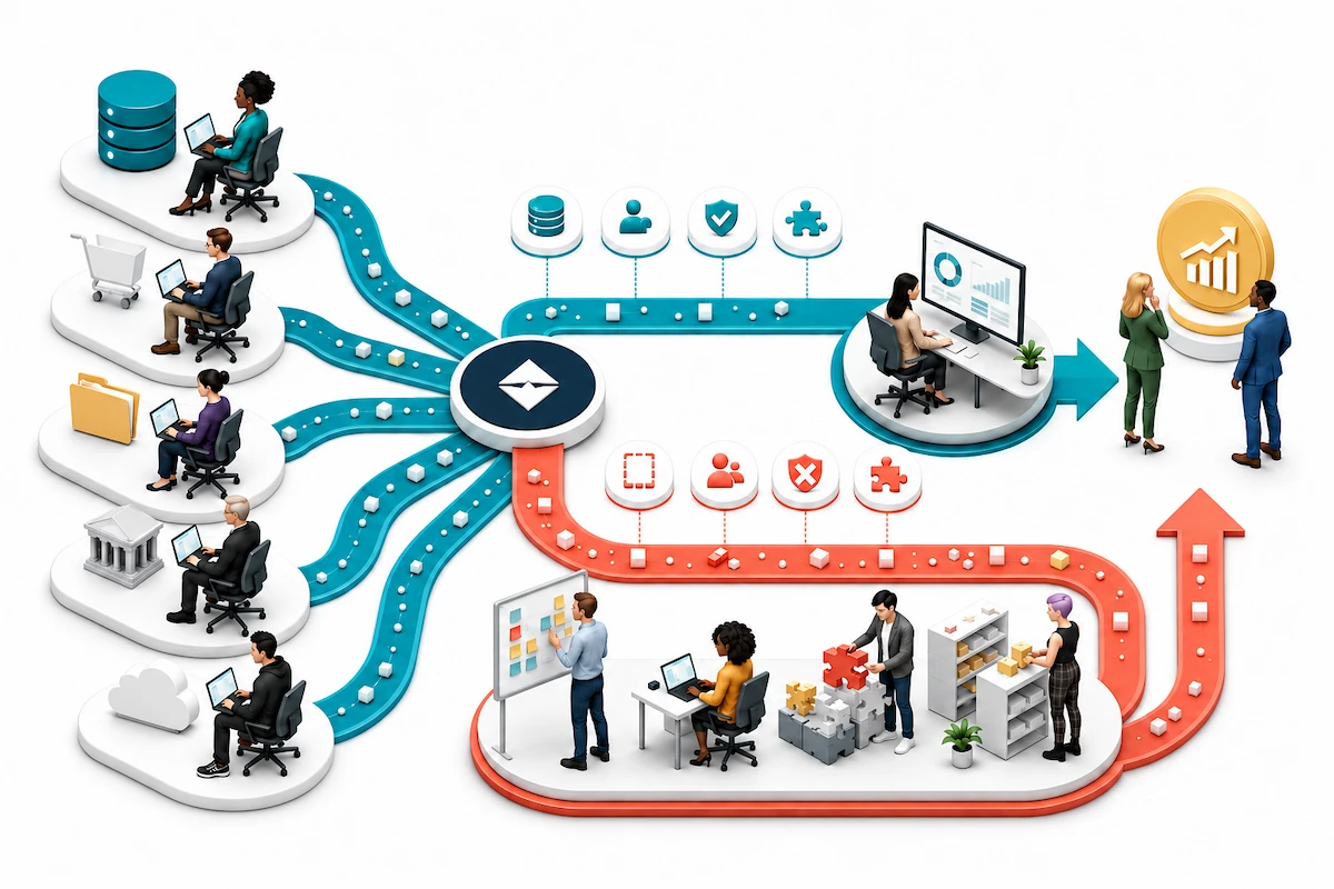 A decision pathway contrasting a Data 360-ready use case with data quality and governance work that should happen first.
